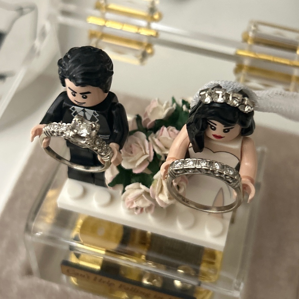 Engagement and Wedding Band Set